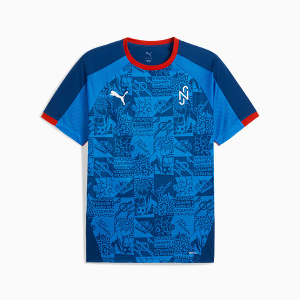 Neymar Jr Playmaker Football Jersey Men, Blazing Blue-PUMA White-Ultra Blue, extralarge
