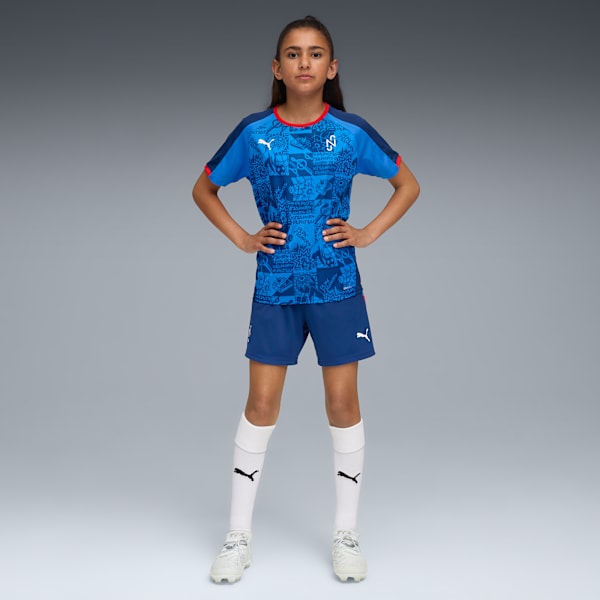 NeymarJR Playmaker Football Jersey Youth, Blazing Blue-PUMA White-Ultra Blue, extralarge