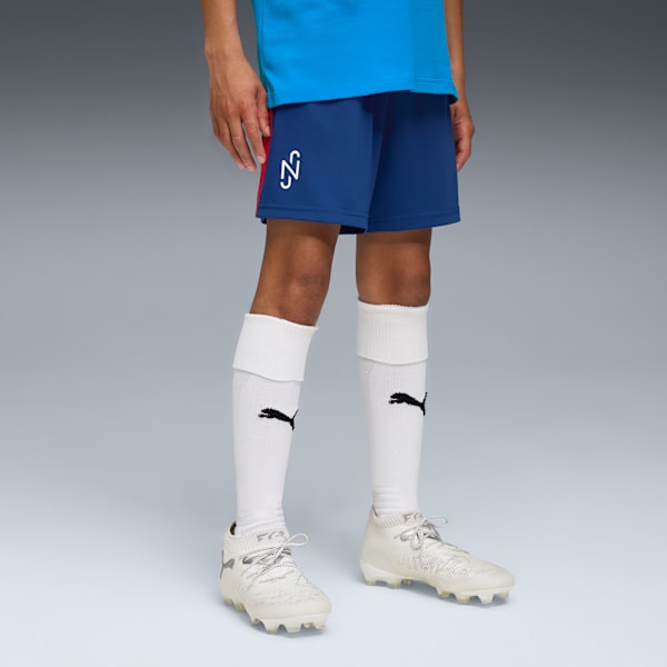 Neymar Jr Playmaker Football Training Shorts Youth, Blazing Blue-PUMA White-Ultra Blue, extralarge
