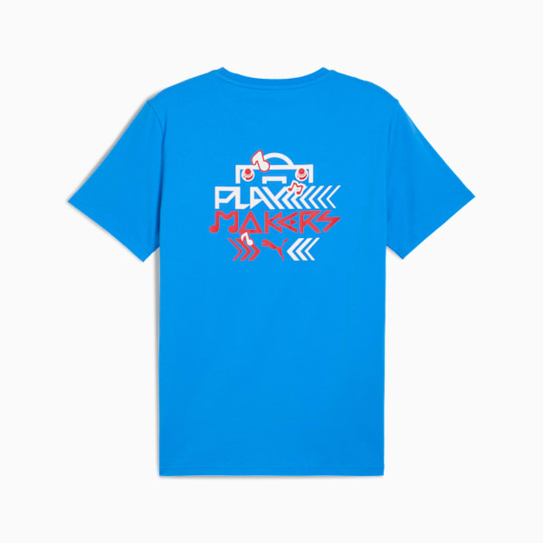 Neymar Jr Playmaker Football Tee Men, PUMA Team Royal-PUMA Red, extralarge