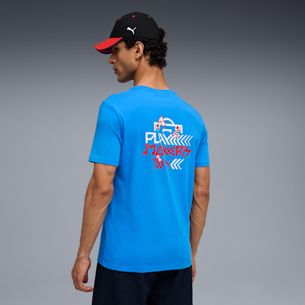 Neymar Jr Playmaker Football Tee Men, PUMA Team Royal-PUMA Red, extralarge