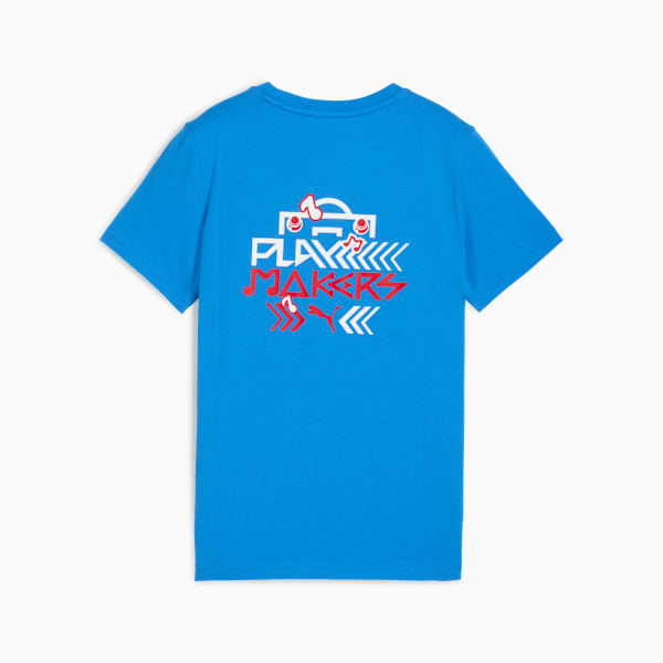 Neymar Jr Playmaker Football Tee Youth, PUMA Team Royal-PUMA Red, extralarge