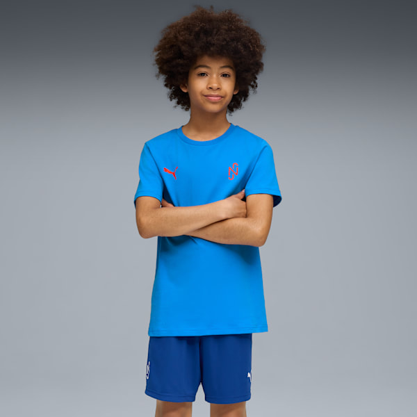 Neymar Jr Playmaker Football Tee Youth, PUMA Team Royal-PUMA Red, extralarge