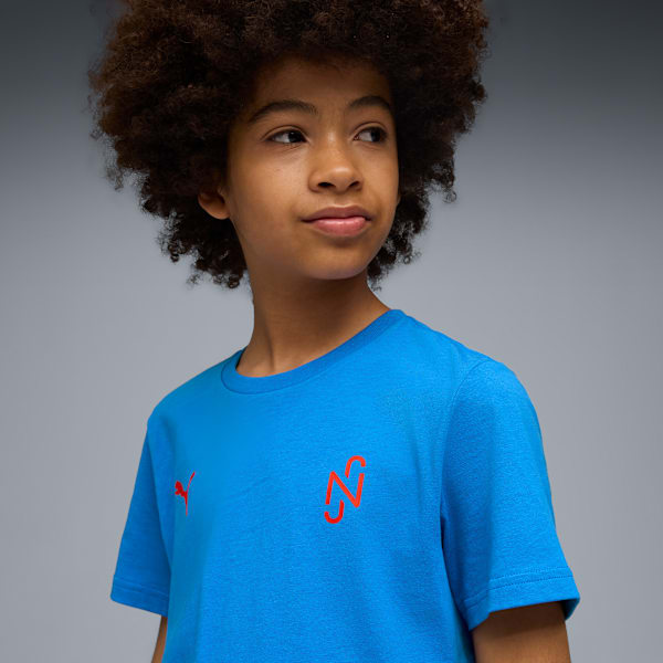 Neymar Jr Playmaker Football Tee Youth, PUMA Team Royal-PUMA Red, extralarge