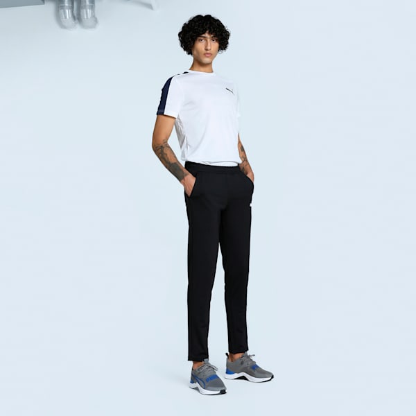Cricket Teams Men's Slim Fit Training Pants, Puma Black, extralarge-IND