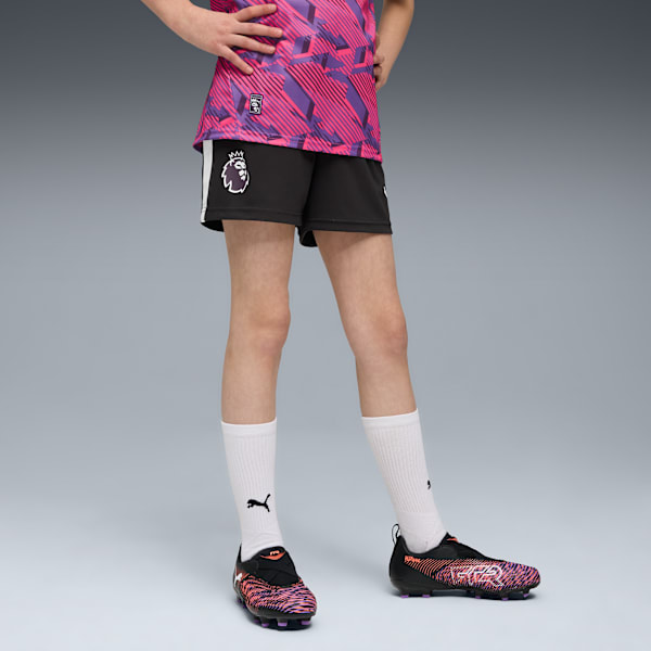 Premier League Brilliance Shorts Big Kids, PUMA Black-PUMA White, extralarge