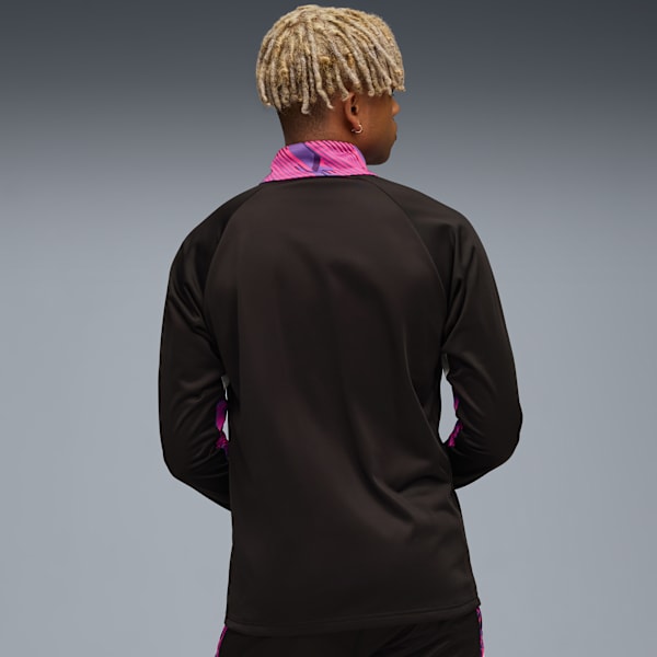 メンズ サッカー PL ブリリアンス クォータージップ トップ, PUMA Black-PUMA White, extralarge-JPN