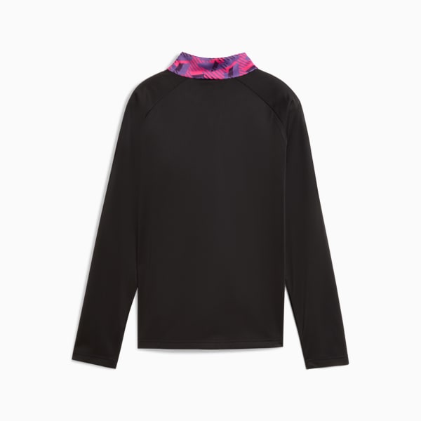 Premier League Quarter-Zip Top Brilliance Big Kids, PUMA Black-PUMA White, extralarge