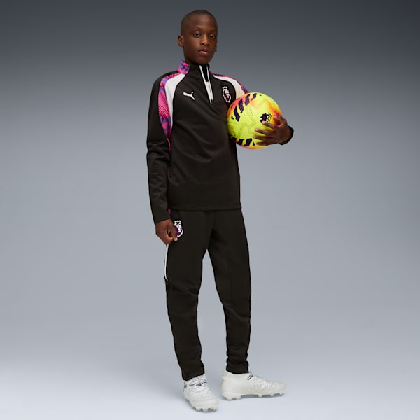 Premier League Quarter-Zip Top Brilliance Big Kids, PUMA Black-PUMA White, extralarge