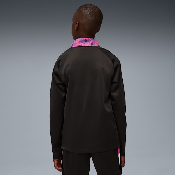 Premier League Quarter-Zip Top Brilliance Big Kids, PUMA Black-PUMA White, extralarge
