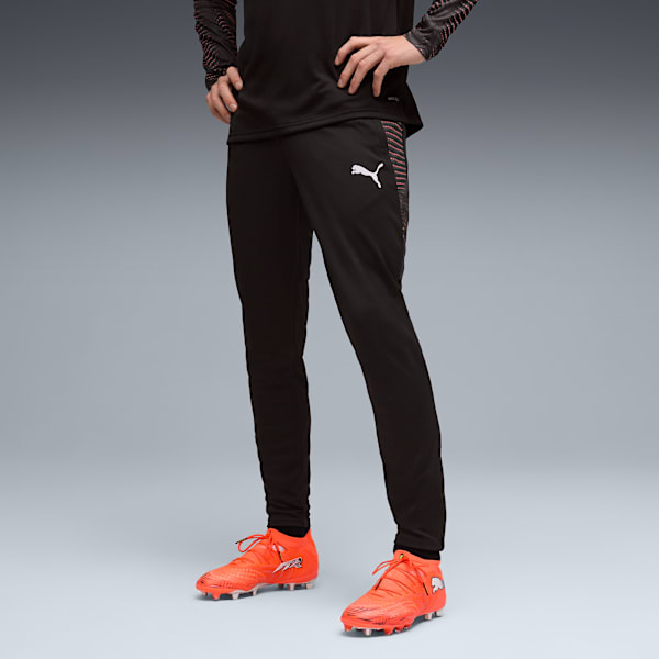 individualFINAL Football Pants Men, PUMA Black-Mint Jelly-Glowing Red, extralarge-GBR