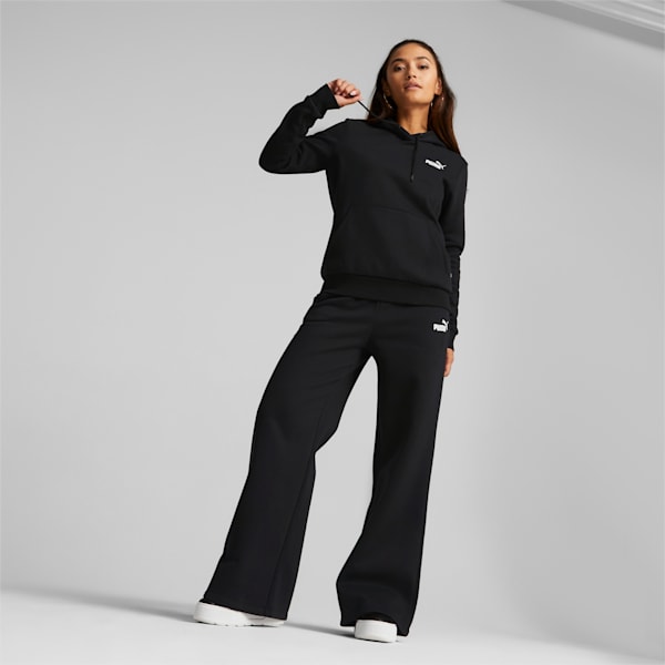 Essentials+ Embroidery Women's Hoodie, Puma Black, extralarge