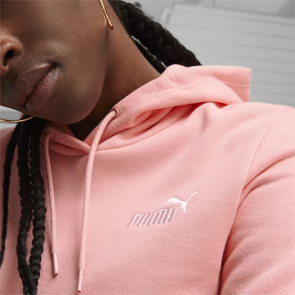 Embroidery Women's Hoodie, Peach Smoothie, extralarge-IND