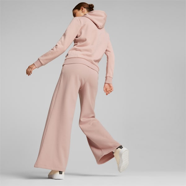 Essentials+ Embroidery Women's Wide Pants, Rose Quartz, extralarge