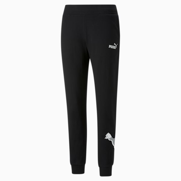 Power Graphic Women's Regular Fit Pants, Puma Black, extralarge-IND