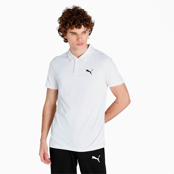 All in Men's Training Polo T-shirt, Puma White, extralarge-IND