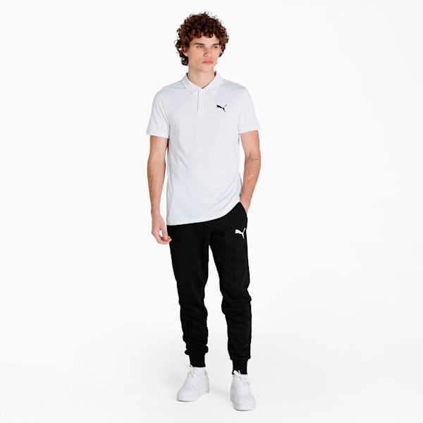 All in Men's Training Polo T-shirt, Puma White, extralarge-IND