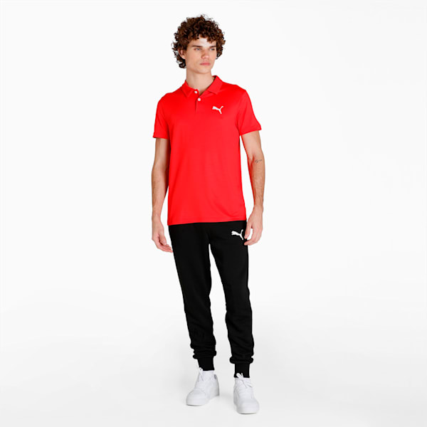 All in Men's Training Polo T-shirt, High Risk Red, extralarge-IND