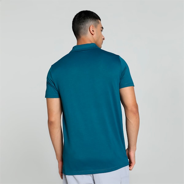 All in Men's Training Polo T-shirt, Ocean Tropic, extralarge-IND