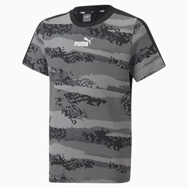 Alpha T-Shirt Youth Regular Fit, Puma Black, extralarge-IND