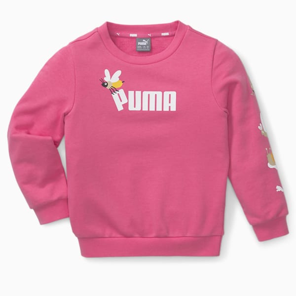 Small World Crew Neck Sweatshirt Kids, Sunset Pink, extralarge-AUS