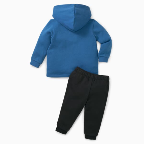 Minicats Colourblock Toddlers Jogger Set, Lake Blue-Puma Black