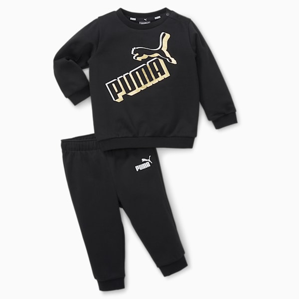 Minicats Essentials+ Toddlers Jogger Set, Puma Black, extralarge-IND
