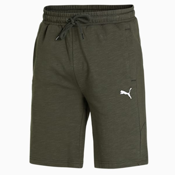 Slub Men's Shorts, Forest Night, extralarge-IND