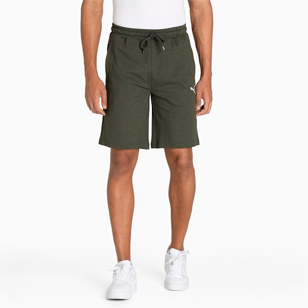 Slub Men's Shorts, Forest Night, extralarge-IND