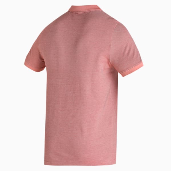 Jacquard 3T Men's Slim Fit Polo, Rosette, extralarge-IND