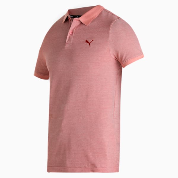 Jacquard 3T Men's Slim Fit Polo, Rosette, extralarge-IND