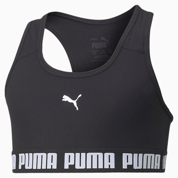 Strong Bra Top Youth, Puma Black