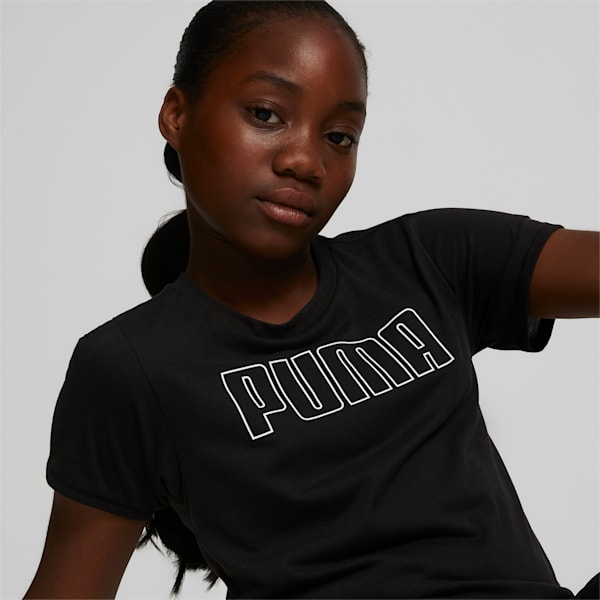 Camiseta estampada Favorites para niños grandes, Puma Black