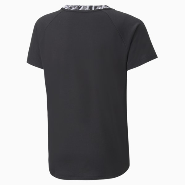 Safari Glam T-Shirt Youth, Puma Black, extralarge-AUS
