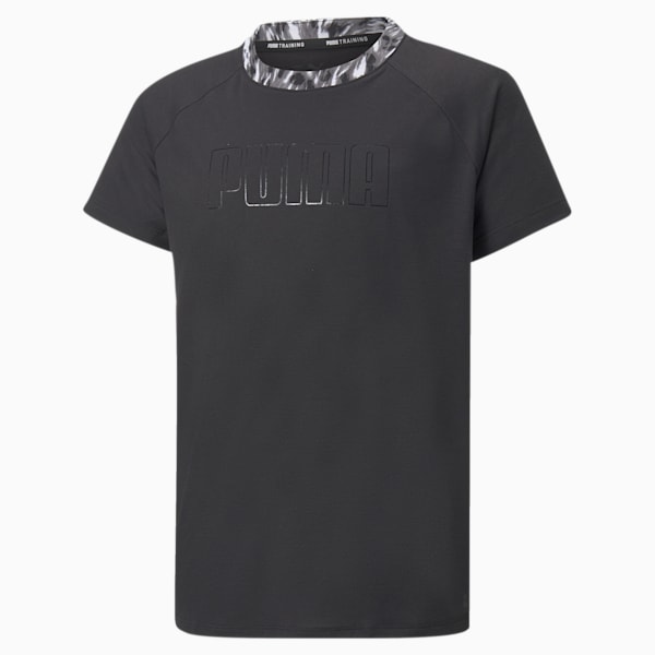 Safari Glam T-Shirt Youth, Puma Black, extralarge-AUS
