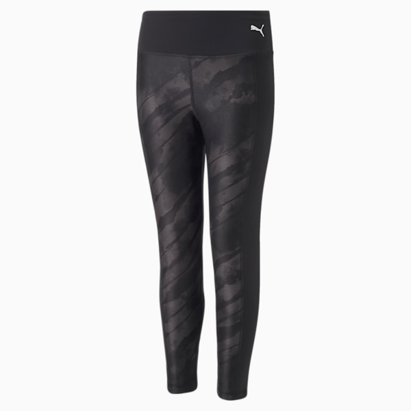 RT Favorites 7/8 AOP Tights, Puma Black, extralarge-IND