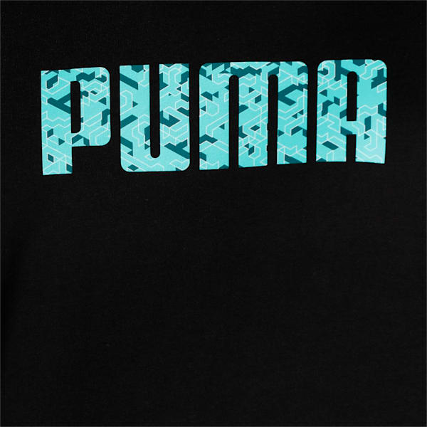 PUMA Graphic Crew Men's Regular Fit Sweat Shirt, Puma Black, extralarge-IND