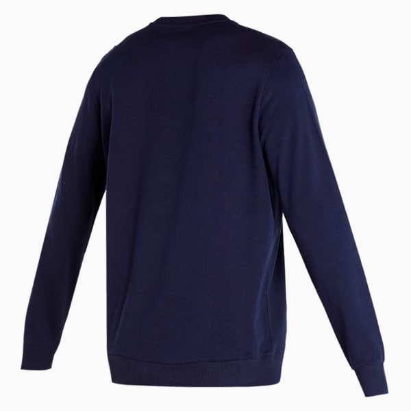 Graphic Crew Men's Regular Fit Sweat Shirt, Peacoat, extralarge-IND