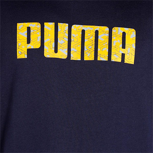 Graphic Crew Men's Regular Fit Sweat Shirt, Peacoat, extralarge-IND