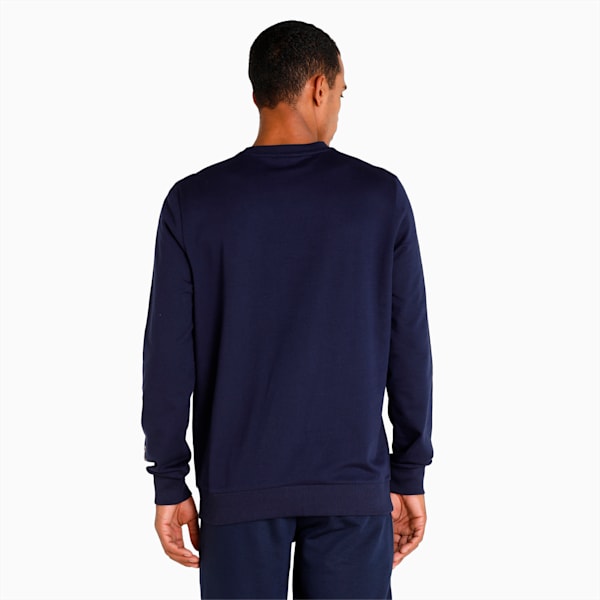 Graphic Crew Men's Regular Fit Sweat Shirt, Peacoat, extralarge-IND