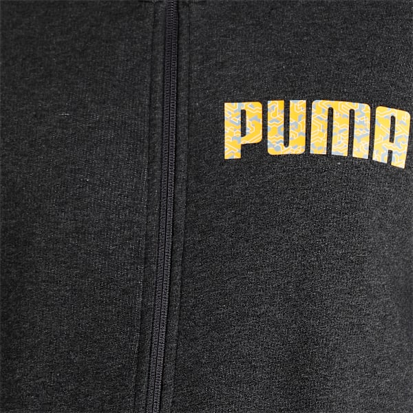 Graphic Men's Sweat Shirt, Dark Gray Heather, extralarge-IND