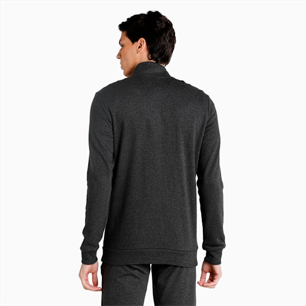 Graphic Men's Sweat Shirt, Dark Gray Heather, extralarge-IND