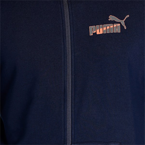 PUMA Knitted Men's Slim Fit Jacket, Peacoat, extralarge-IND