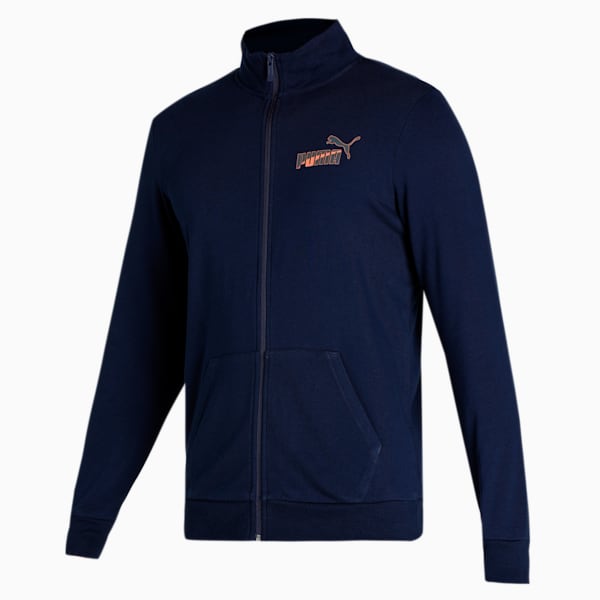 PUMA Knitted Men's Slim Fit Jacket, Peacoat, extralarge-IND
