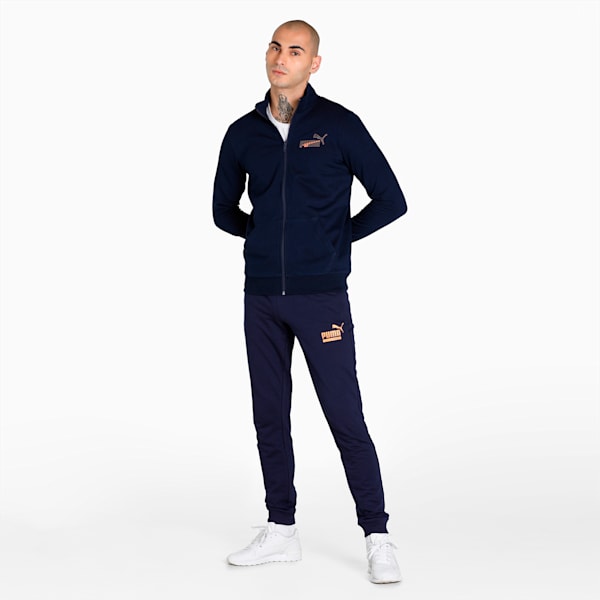 PUMA Knitted Men's Slim Fit Jacket, Peacoat, extralarge-IND