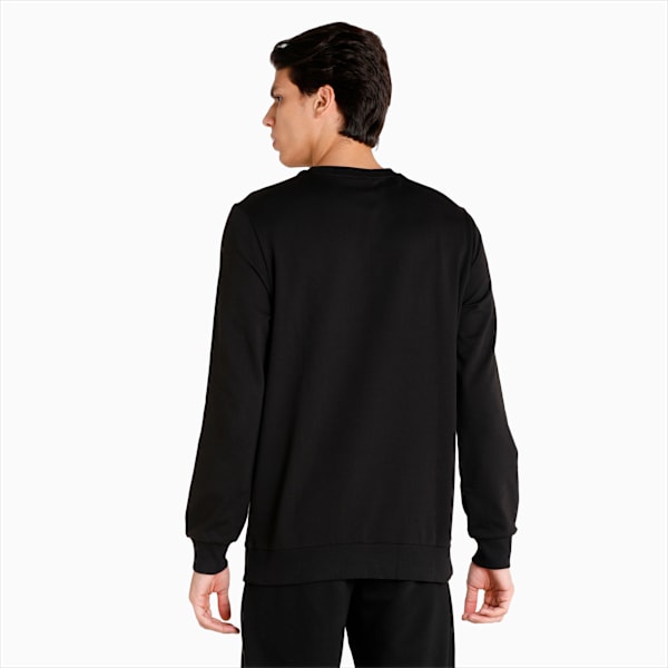 Graphic Men's Regular Fit Sweatshirt, Puma Black, extralarge-IND