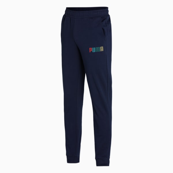 PUMA Knitted Men's Slim Fit Sweat Pants, Peacoat, extralarge-IND