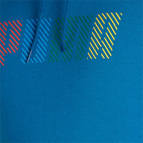 PUMA Graphic Men's Regular Fit Hoodie, Digi-blue, extralarge-IND