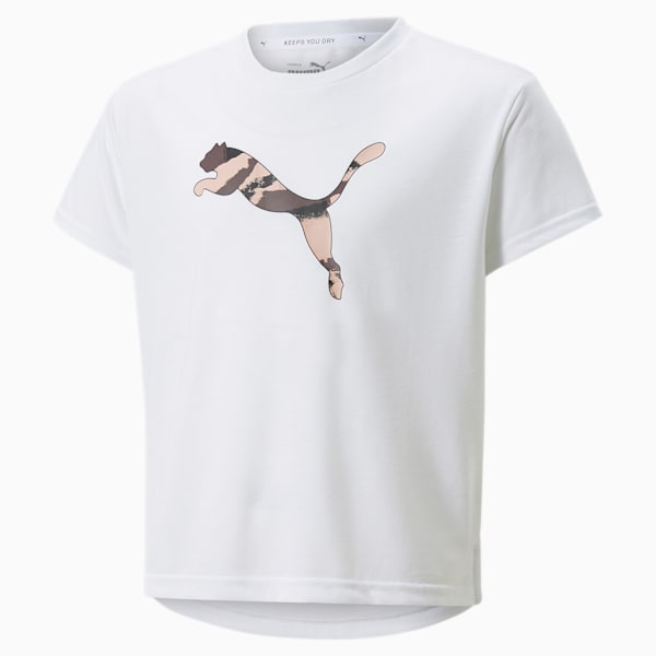 Modern Sports Youth Relaxed Fit T-Shirt, Puma White, extralarge-IND