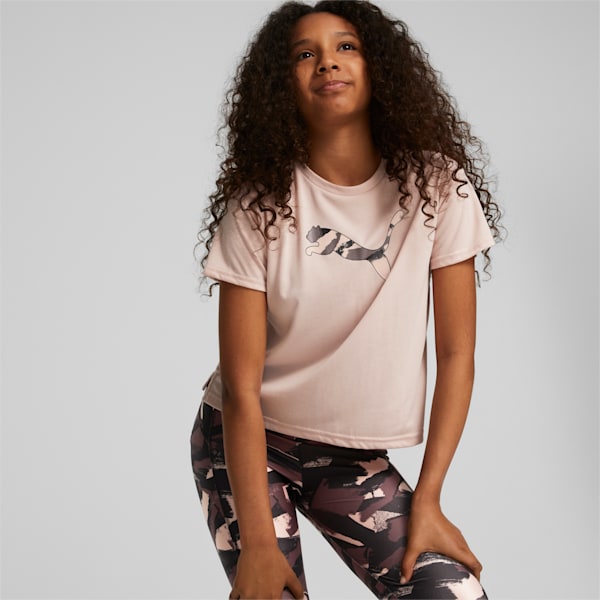 Modern Sports Tee Big Kids, Rose Quartz, extralarge